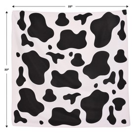 Cow Print Bandana Party Accessory (1 count)
