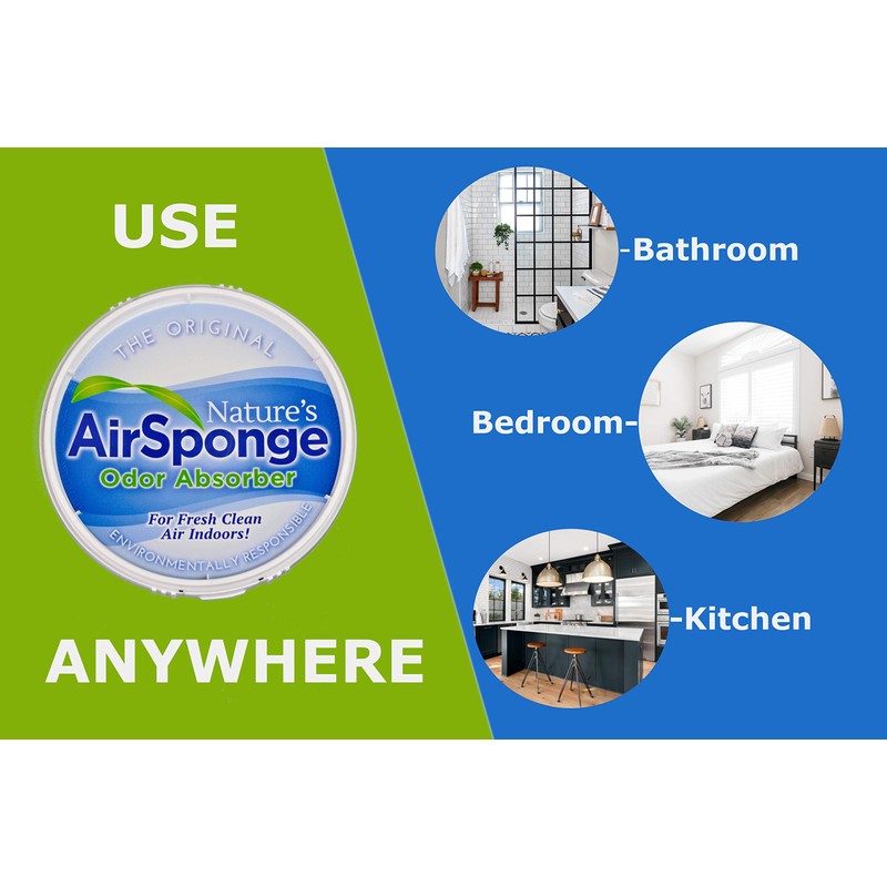 Nature's Air Sponge Odor Absorber Unscented Plastic Tub 1/2 Lb.