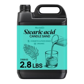 2.8 LB Stearic Acid for Candle Making, Soap Making, Lotion Making and Cosmetics - Vegetable Based
