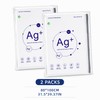 2 Pack Ag+ Silver Ion Vacuum Storage Bags, No Pump