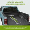 AUTOSAVER88 Soft Roll Up Truck Bed Tonneau Cover Compatible with
