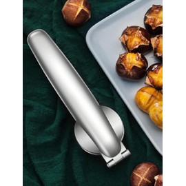 Chestnut Cutter Clip Peeler Nut Cracker Pecan Walnut Plier Opener 304 Stainless Steel Kitchen Tools with 1 Picks
