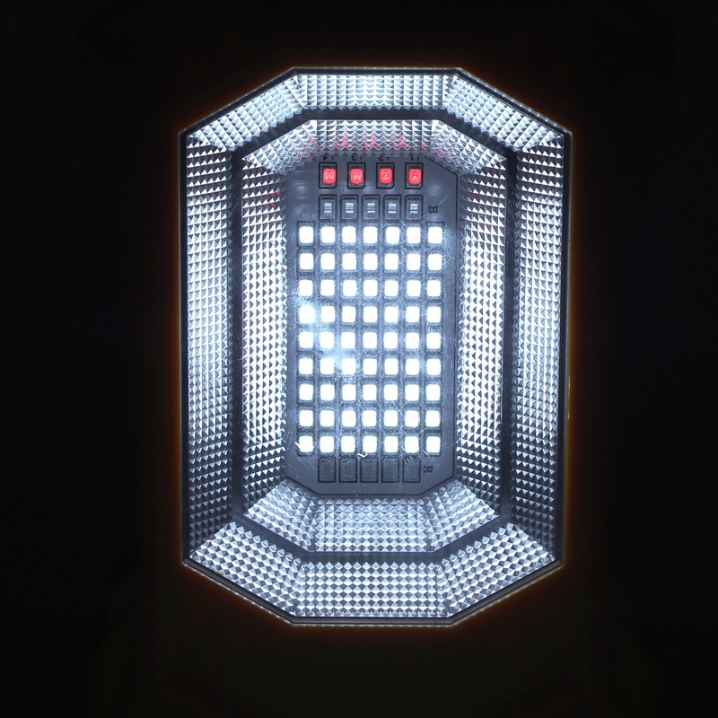 LED Solar Light Rechargeable Portable Flood Light Hooked Tent Light