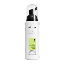 Nioxin Scalp and Hair Leave-In Treatment System 2 para cabello fino con adelgazamiento progresivo, 3.4 onzas