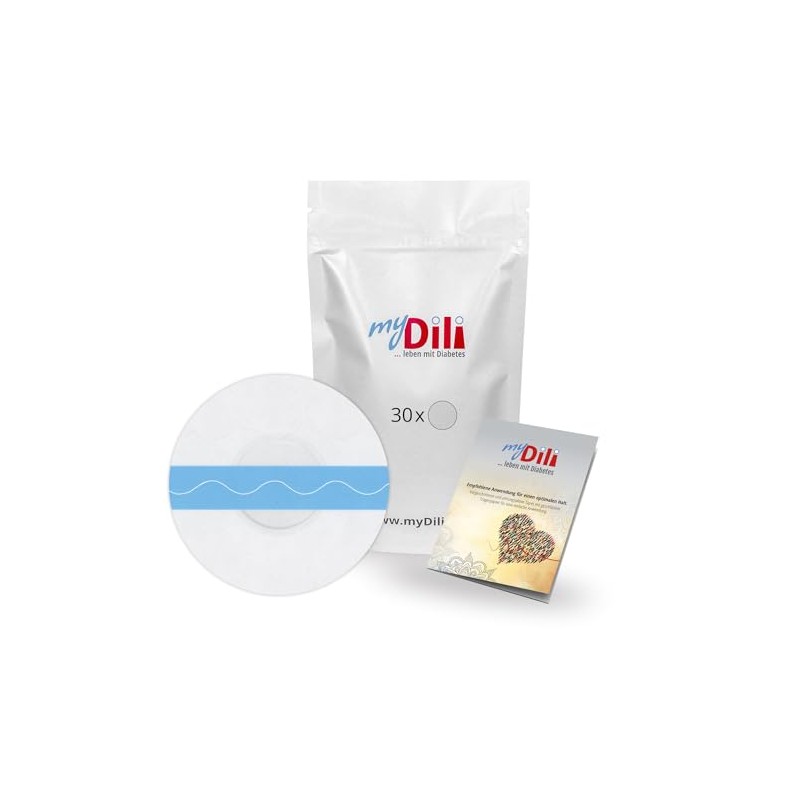Plaster Overpatches for FreeStyle Libre 2 Sensor DiaTape Aqua myDili