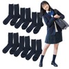 PUICK Navy Socks, Set of 6 Pairs, 9.1 - 9.8