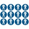 Use protective clothing, mandatory sign: M010 - DIN EN ISO