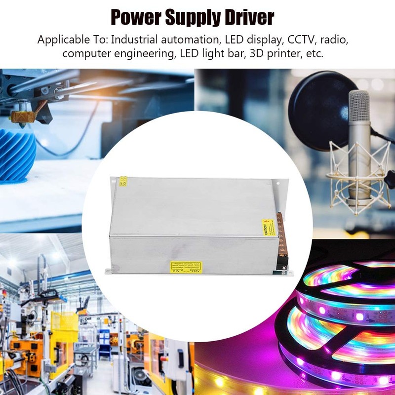 DC12V Aluminum Alloy Switch Power Supply Driver Adapter LED Screen