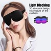 3D Sleep Mask- Light Blocking Eye Masks for Sleeping Travel,Adjustable