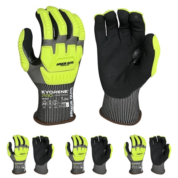 Armor Guys Kyorene Pro Protective Work Gloves – Impact Protection