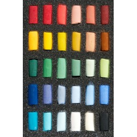 Unison Colour Soft Pastel Hand Made 30 Half-Stick Set