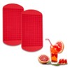 Gadgetime USA Tiny Cavity Silicone Ice Cube Tray (2 pack)