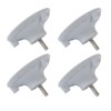 4pcs Elder Shower Chair Replacement Feet Large Suction Cups Rubber