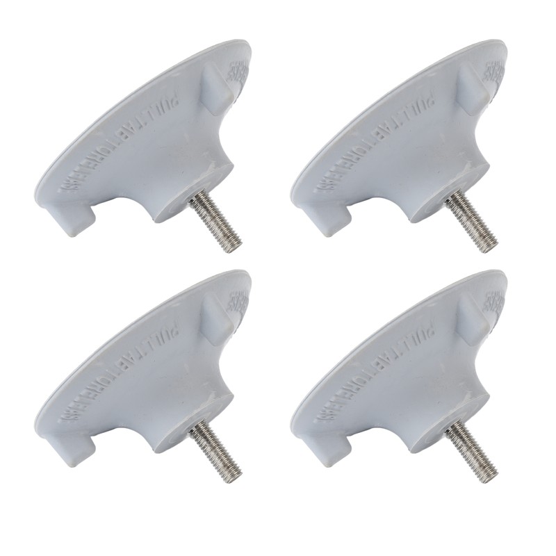 4pcs Elder Shower Chair Replacement Feet Large Suction Cups Rubber