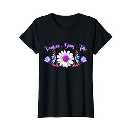 Foxglove Daisy Tulip Botanical Flower – Vintage Floral Art T-Shirt