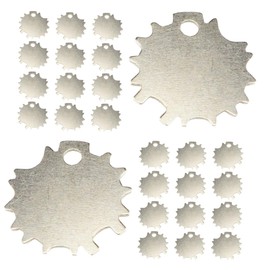 VICASKY 50pcs Hair Cutting Scissors Tightening Tool Multi Tooth Adjustment Key for Hairdressing Grooming Shears Maintenance Accessory