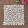 Pmnzdy Tablecloth Square Rectangular Retro Nostalgic Handmade Doily Crochet Sofa