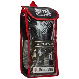 Metal Boxe Unisex – Erwachsene Boxhandschuhe Guantoni da Boxe, Schwarz (Noir), 6 oz