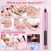 YLYYCC Cordless Nail Drill Electric File with UV Nail Lamp: