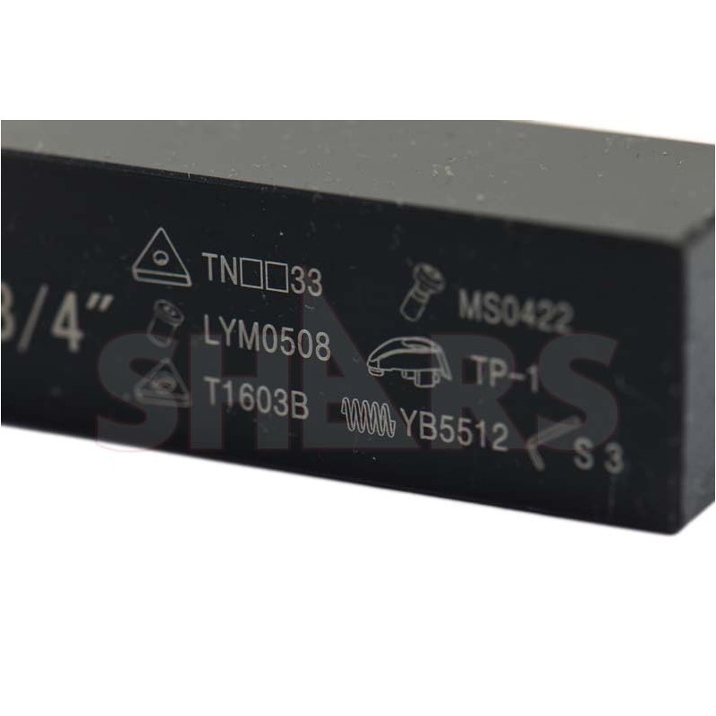 Shars 3/4" RH TTJN T-Type Clamp Indexable Turning Tool Holder