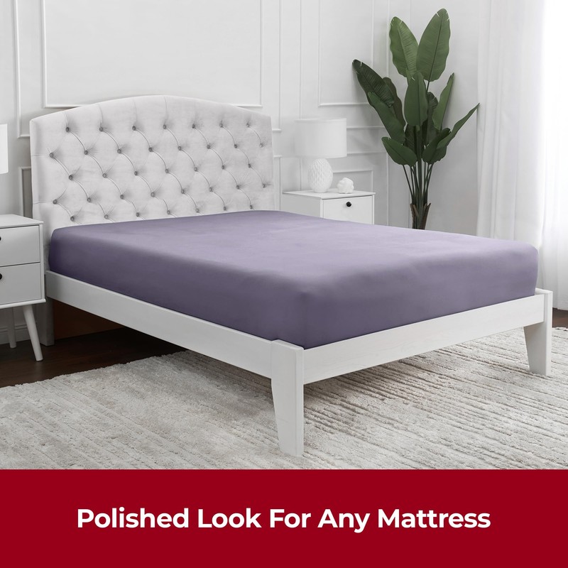 Mellanni Single Fitted Sheet - All Around Elastic - 30