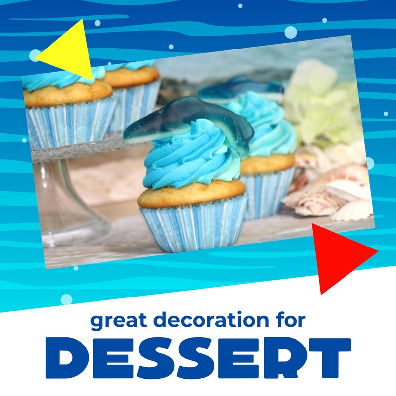 Blue Sharks Gummy Candy | 2 Pound Pack | Blue