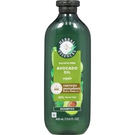 Herbal Essences Champú de aceite de aguacate sin sulfato, reparación del cabello, 13.5 onzas líquidas, con aceite de camelia certificado y aloe vera, 