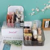 JessLab Makeup Organizer, PET Skincare Organizer with 5-Compartment Cosmetic Storage