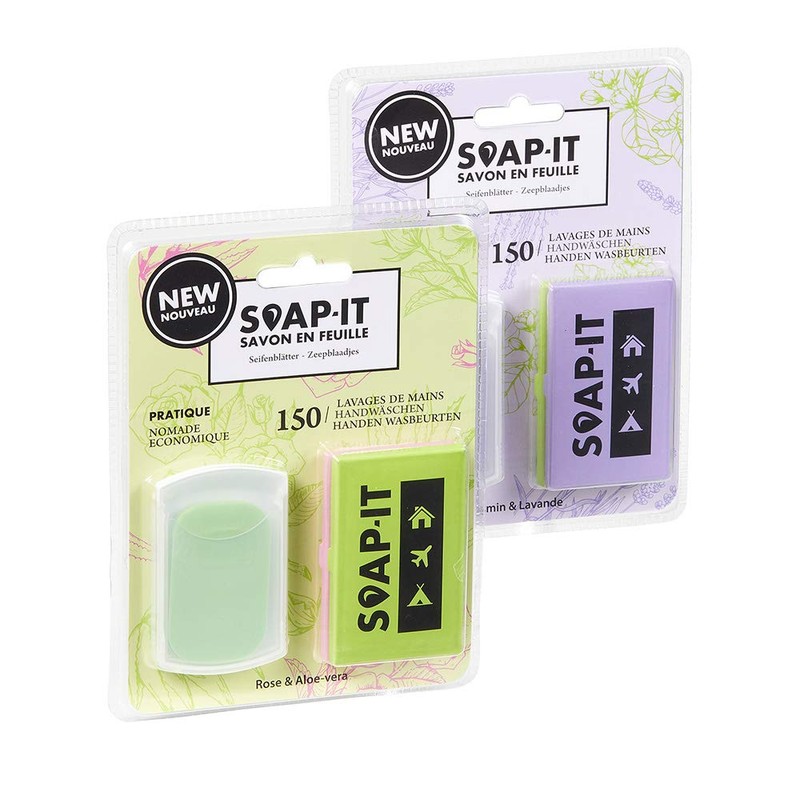 Soap-It Soap Sheets - 150 Soap Paper - Soap for