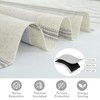 DriftAway Farmhouse Linen Lined Valance Double Layer Thermal Insulated Room