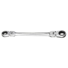 TONE RMFWB-1416 Double Neck Swing Ratchet Glasses Wrench Double Sided Width 7/16 x 1/2 Inch