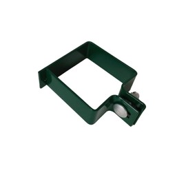 End Clamp 60 x 60 mm Fence Clamp for Fence Post Attachment Mesh Fence Green RAL 6005