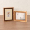 Nakabayashi F-TMS-111-2-BR Two-Tone Resin Photo Frame, 2 Sides, Brown