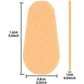 24 Pairs Soft Foam Nose Pads, Self-Adhesive Anti-Slip Eyeglass Nose Pads, Thin Nosepads for Eyeglasses Sunglasses Glasses, (Yellow)