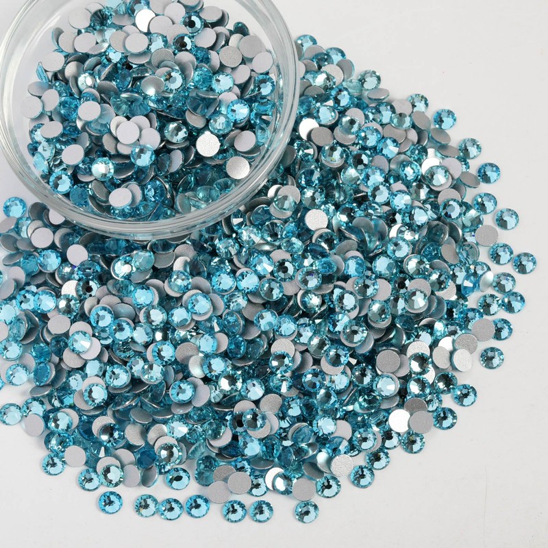 Beadsland Flatback Rhinestones Bulk,14400pcs Red Rhinestones for Nails Crafts Clothes