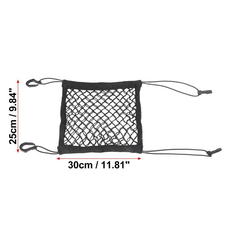 X AUTOHAUX Car 2 Layer Mesh Organizer Pet Dog Barrier