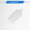 VekAuto 4pcs Plastic Hose Barb Fitting 3/4" to 5/16" Barbed