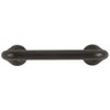Hickory Hardware P2171-BI 3-Inch Craftsman Pull, Black Iron