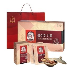 Hongsam Jingeon 40ml 30 Pouches x 3 Set (Shopping Bag Included) Gift Set / Certified Health Functional Food Domestic 6-Year-Old Red Ginseng / 홍삼진건 40ml 30포 x3세트 (쇼핑백포함) 선물세트  건강기능식품 인증 국내산 6년근 홍삼