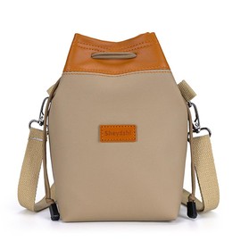 Hosoncovy Digital Camera Bundle Bag Storage Bag Travel Case Single Shoulder Camera Bag Camera Case for Canon Nikon Sony SLR DSLR Small Micro Cameras and Telephoto Lens Camera (Khaki, M)