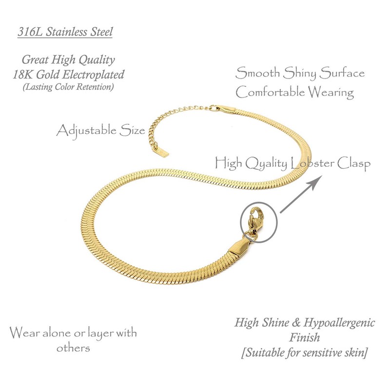 Fashion 21 Stainless Steel Chain Anklet for Women Adjustable Ankle