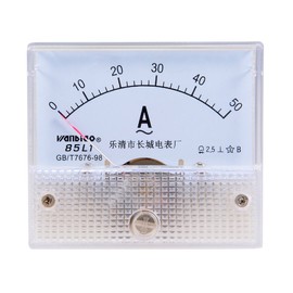 uxcell AC 0-50A Analog Panel Ammeter Gauge Ampere Current Meter 85L1 2.5 Error Margin