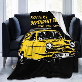SMLJFO Only Fools And Horses Cushty Fleece Flannel Throw Blanket Lightweight Ultra-Soft Warm Bed Blanket Fit Sofa Suitable127*153