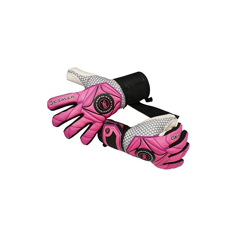 GK Saver Football Goalkeeper Gloves Professional 3D Blackout Goalie Savefingers