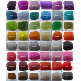 Heidifeathers Single Merino Wool Colours - You Choose (Pale Lilac, 25g)