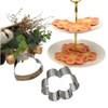 MASALACO Metal Cookie Cutter Machine 6-piece set, Equipped with Square,
