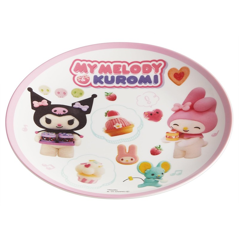 Skater MPL20P-A Melamine Plate, 7.9 inches (20 cm), Sanrio My