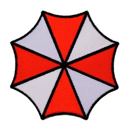 Graphic Dust Umbrella Corp Embroidered Iron On Patch 3.5x3.5 Inches Biohazard Logo Sign Star S.T.A.R.S. Police Star Raccoon Patch Badge