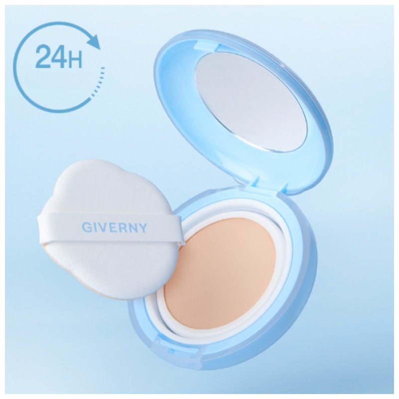 GIVERNY Cloud Mesh Cushion 15g*2ea, Color:21NW Light Beige
