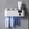 Toothbrush Cleaning Holder, Self Adhesive Toothbrush Holder with 3 Cups,
